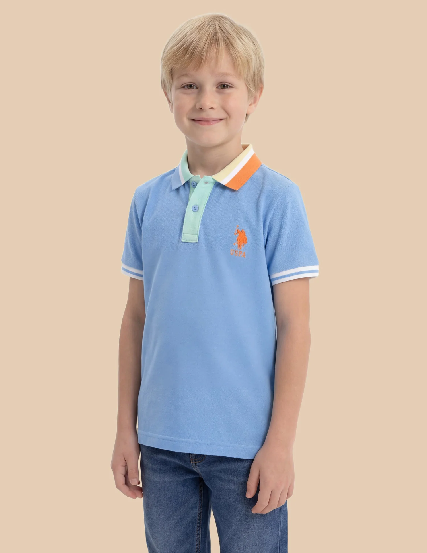 Solid Regular Fit Polo Shirt - Image 4