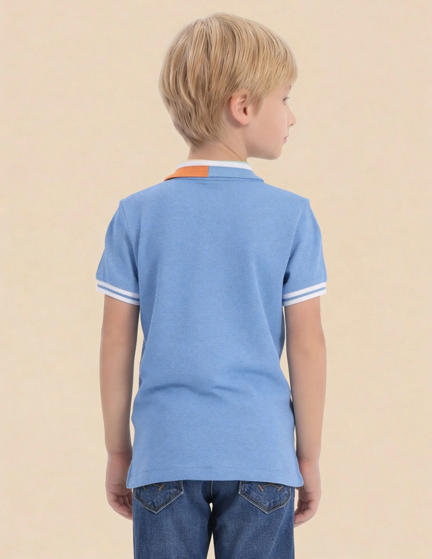 Solid Regular Fit Polo Shirt - Image 5