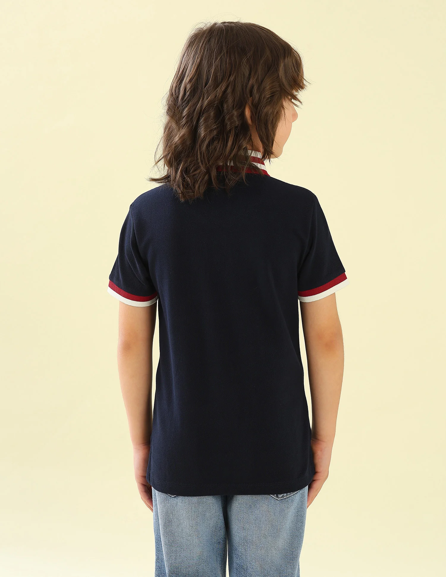 Solid Regular Fit Polo Shirt - Image 5