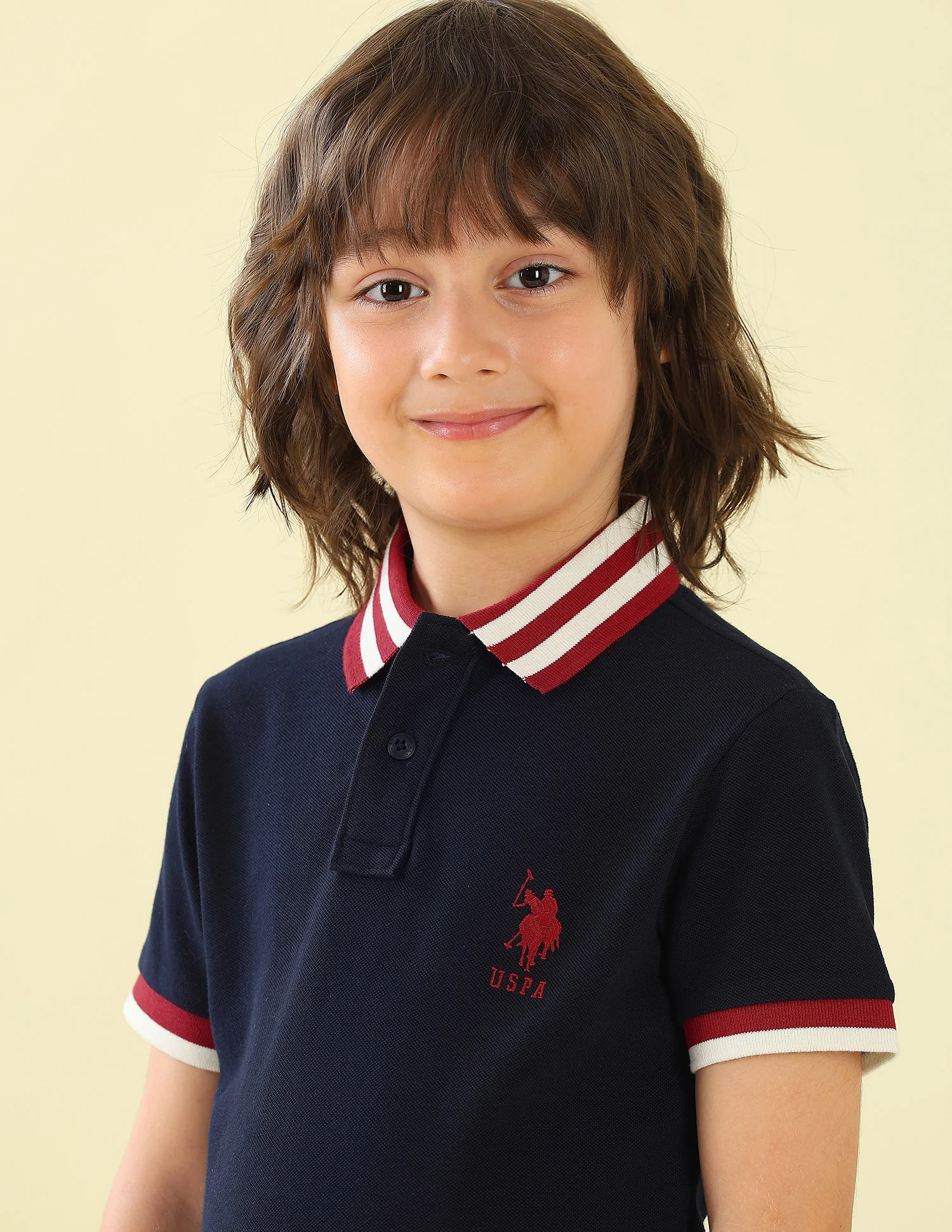 Solid Regular Fit Polo Shirt - Image 7