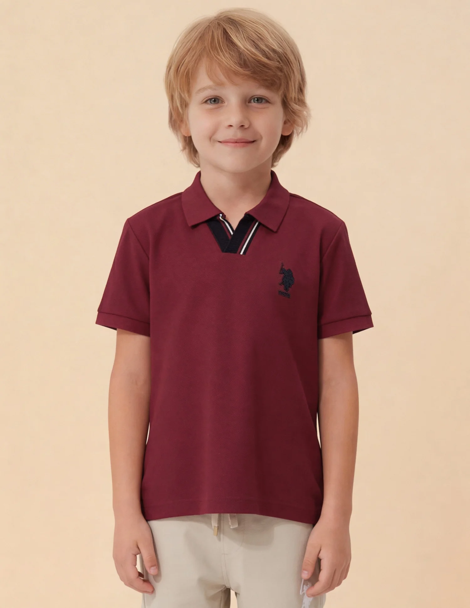 Solid Regular Fit Polo Shirt - Image 4