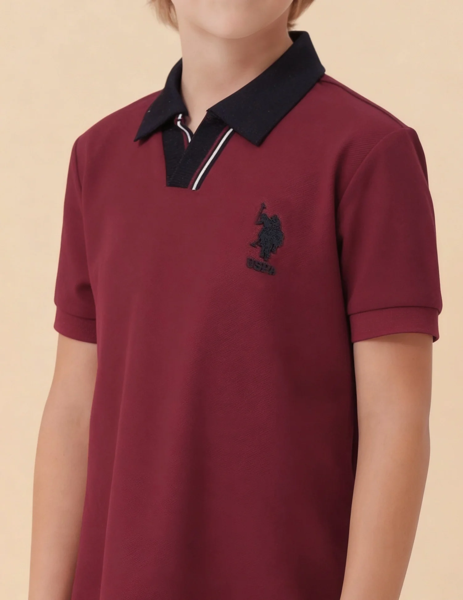 Solid Regular Fit Polo Shirt - Image 6