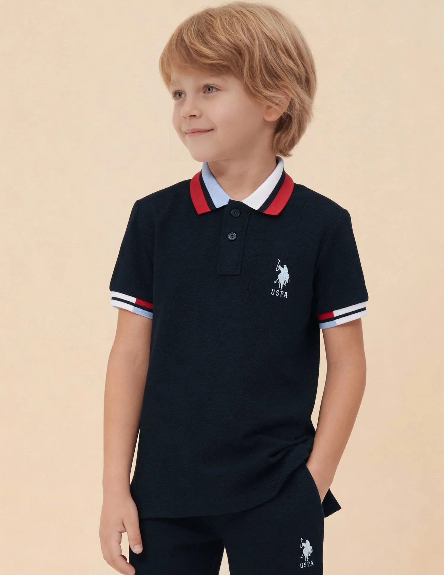 Solid Regular Fit Polo Shirt - Image 4