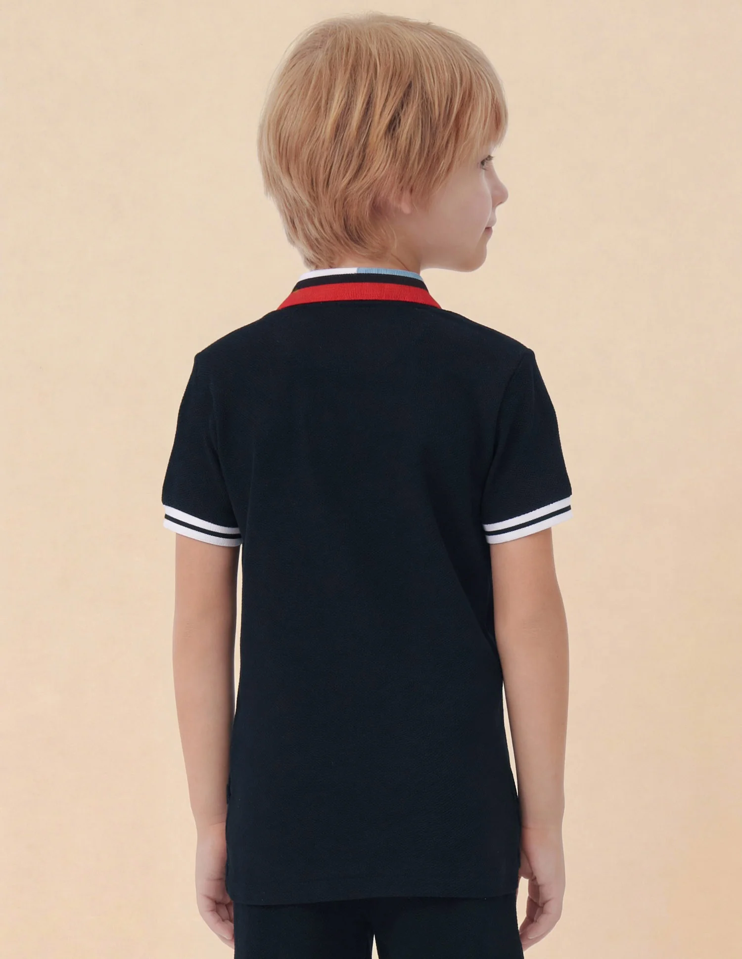 Solid Regular Fit Polo Shirt - Image 5