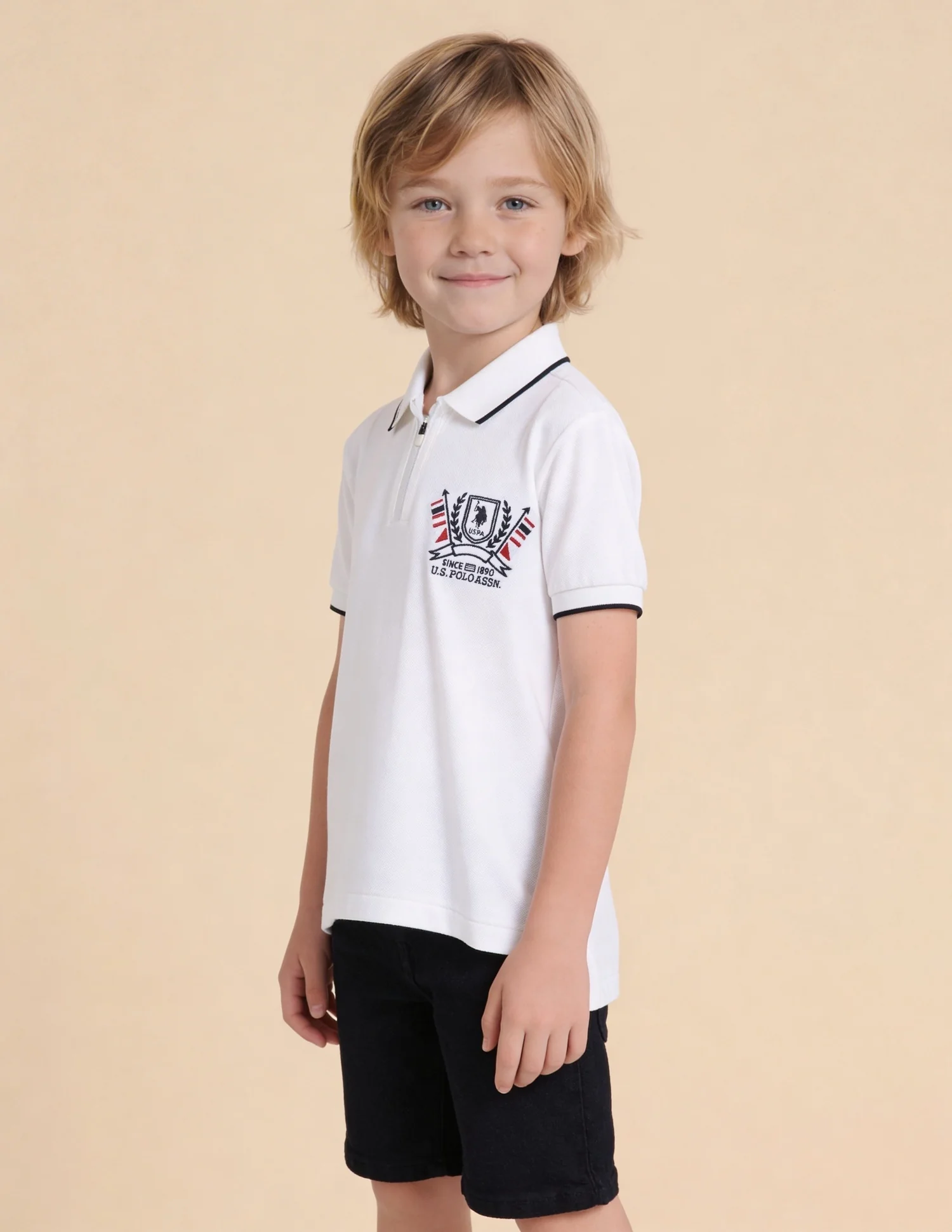 Solid Regular Fit Polo Shirt - Image 4