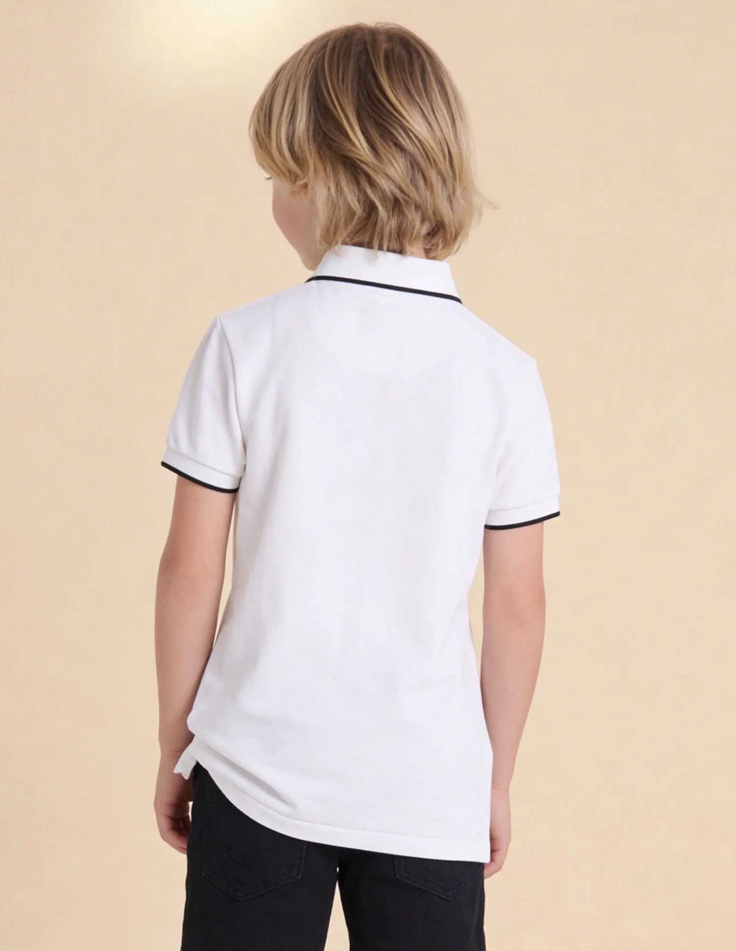 Solid Regular Fit Polo Shirt - Image 5