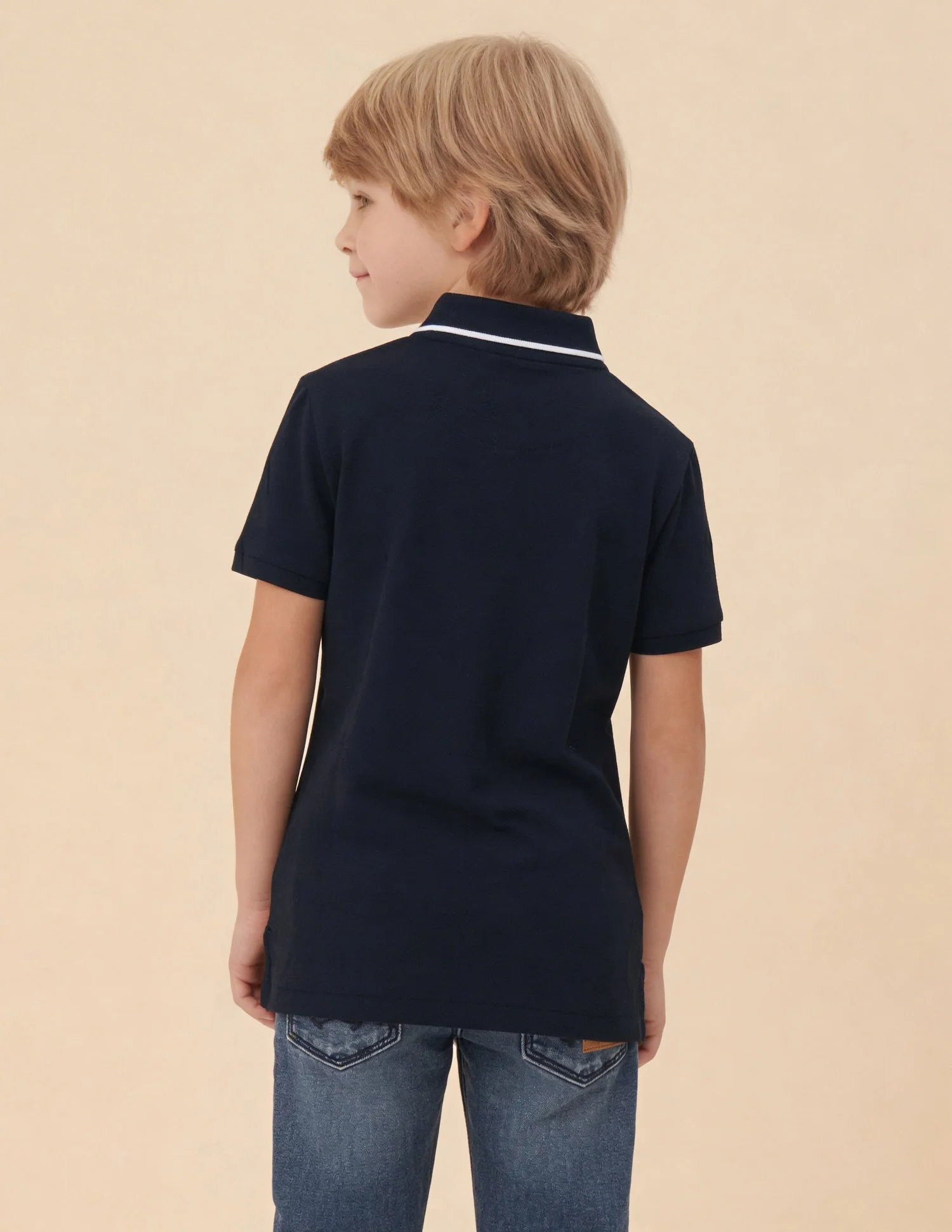 Solid Regular Fit Polo Shirt - Image 5