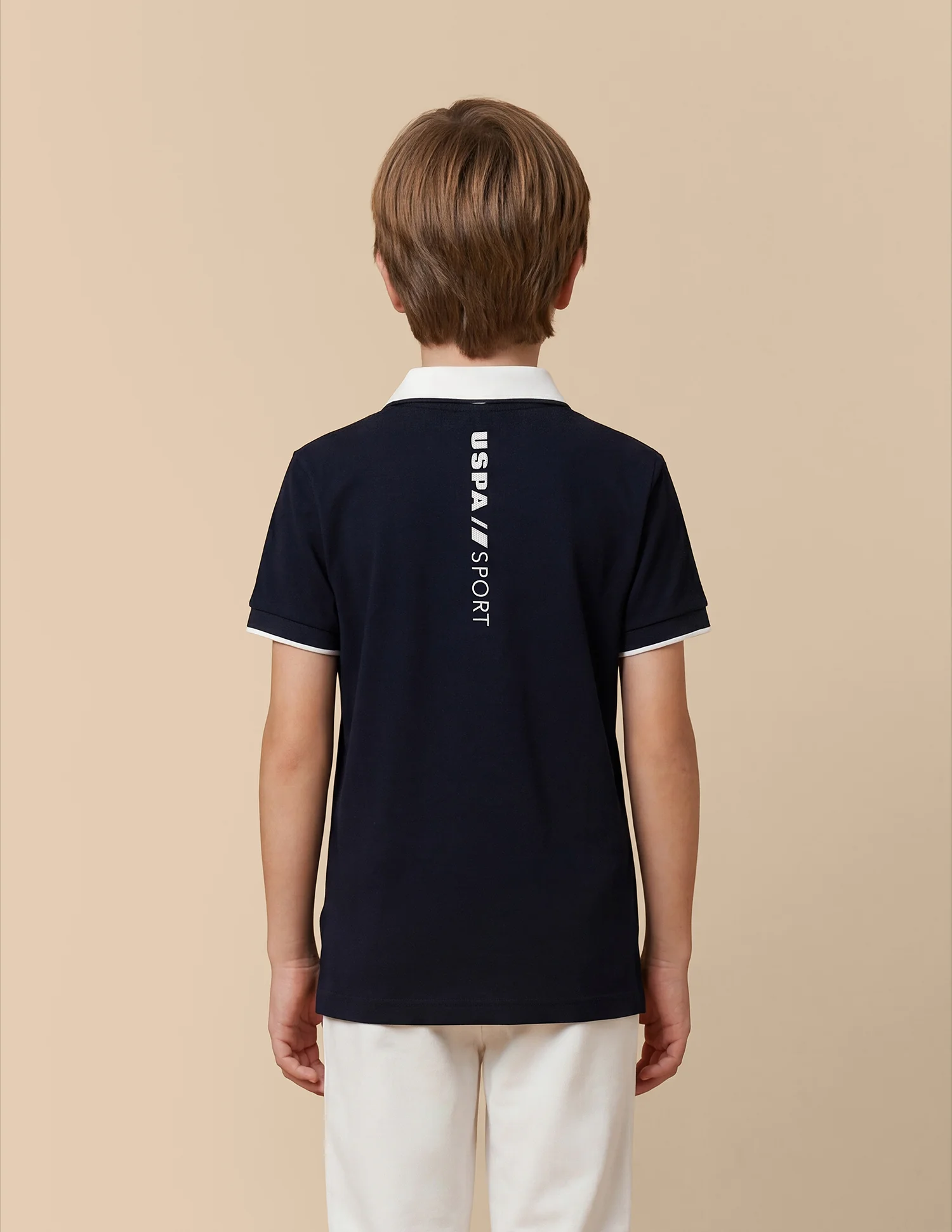 Solid Regular Fit Polo Shirt - Image 4