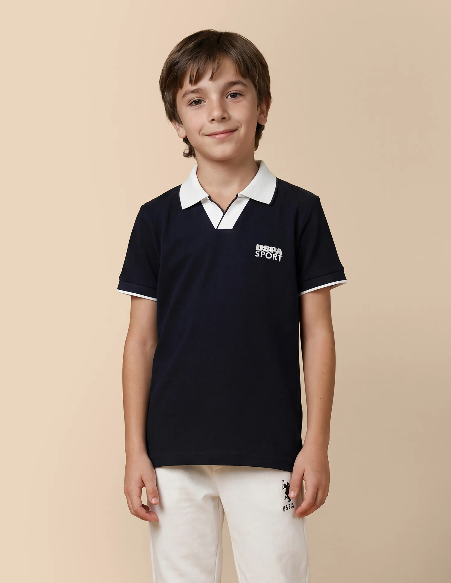 Solid Regular Fit Polo Shirt - Image 5