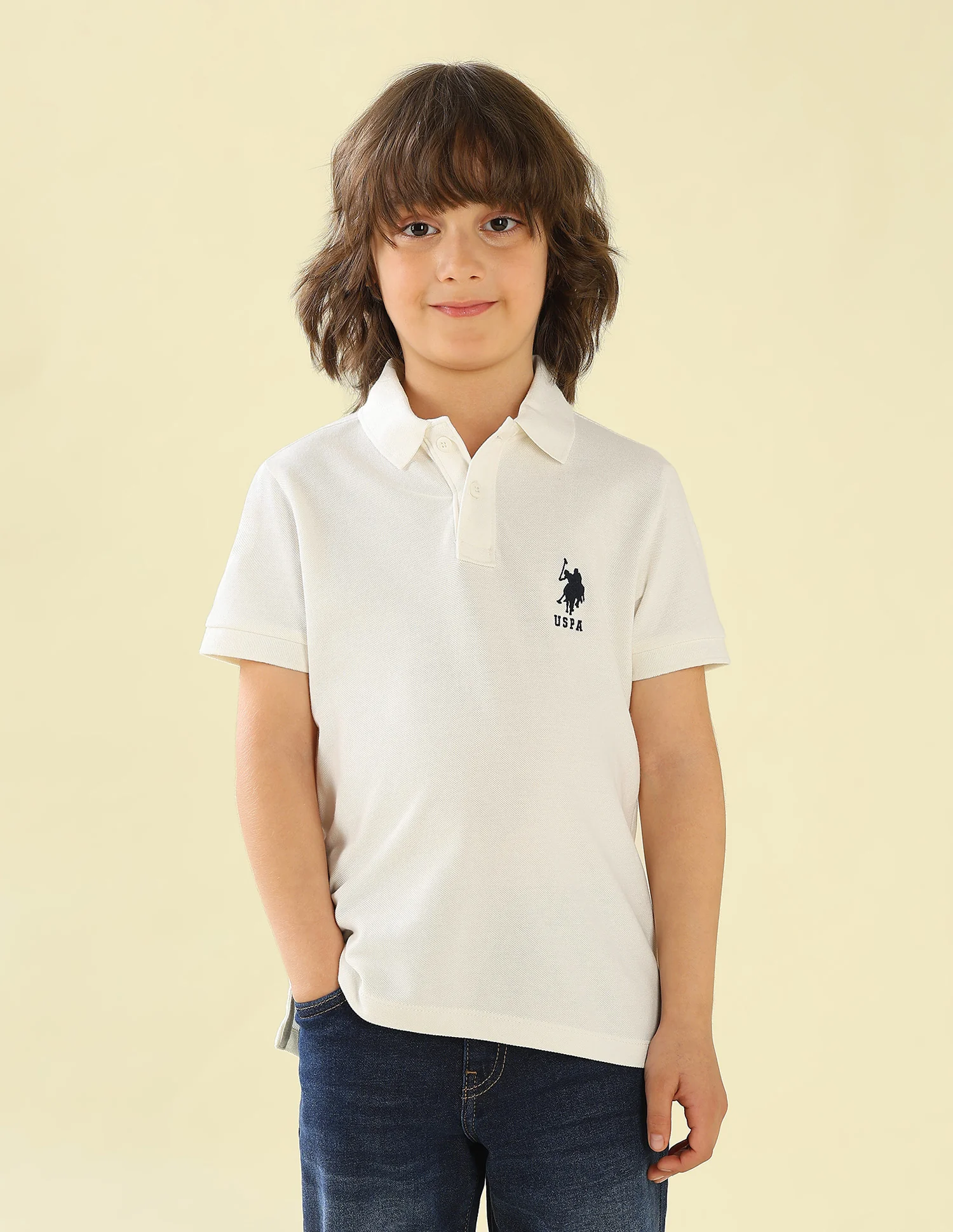 Solid Regular Fit Polo Shirt - Image 6