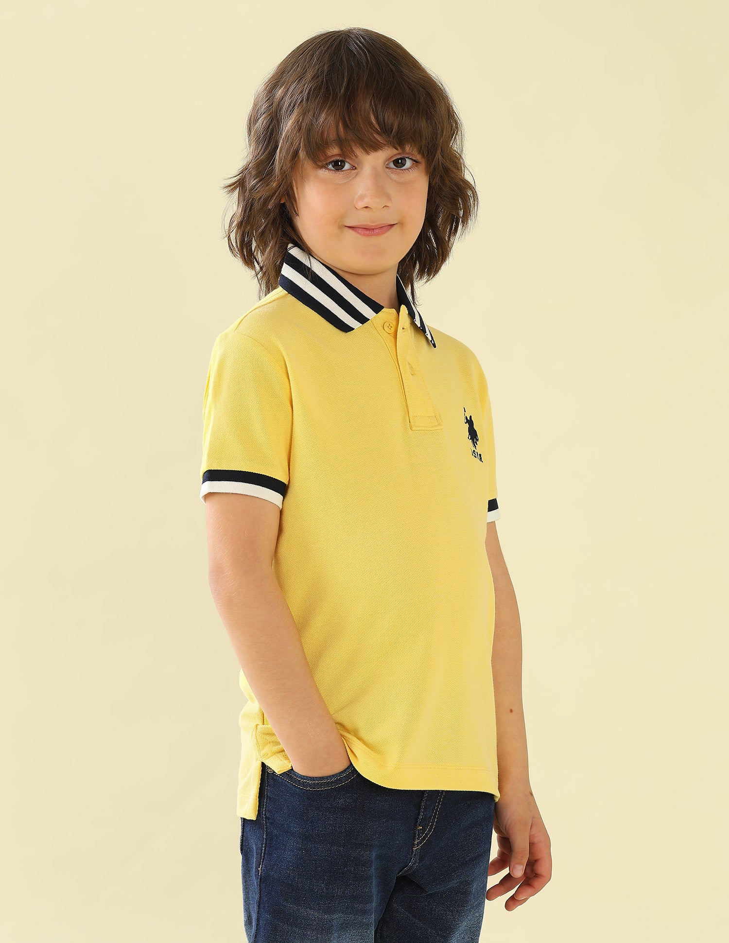 Solid Regular Fit Polo Shirt - Image 4