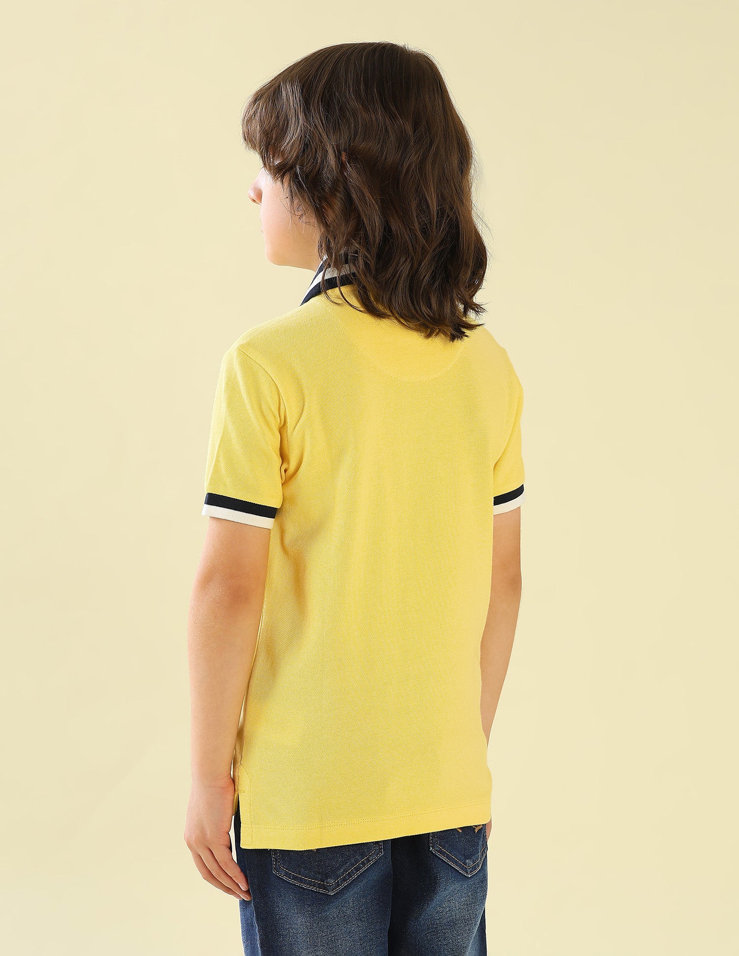 Solid Regular Fit Polo Shirt - Image 5