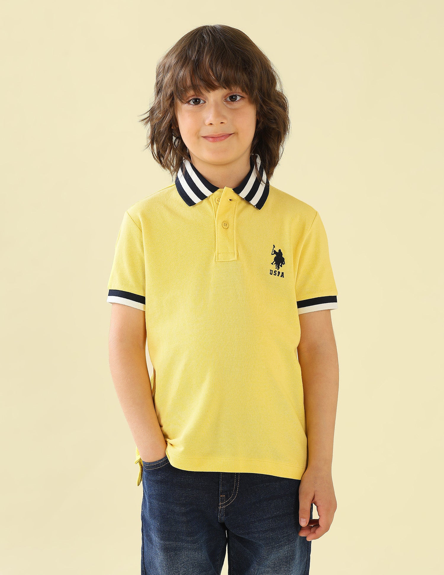 Solid Regular Fit Polo Shirt - Image 6