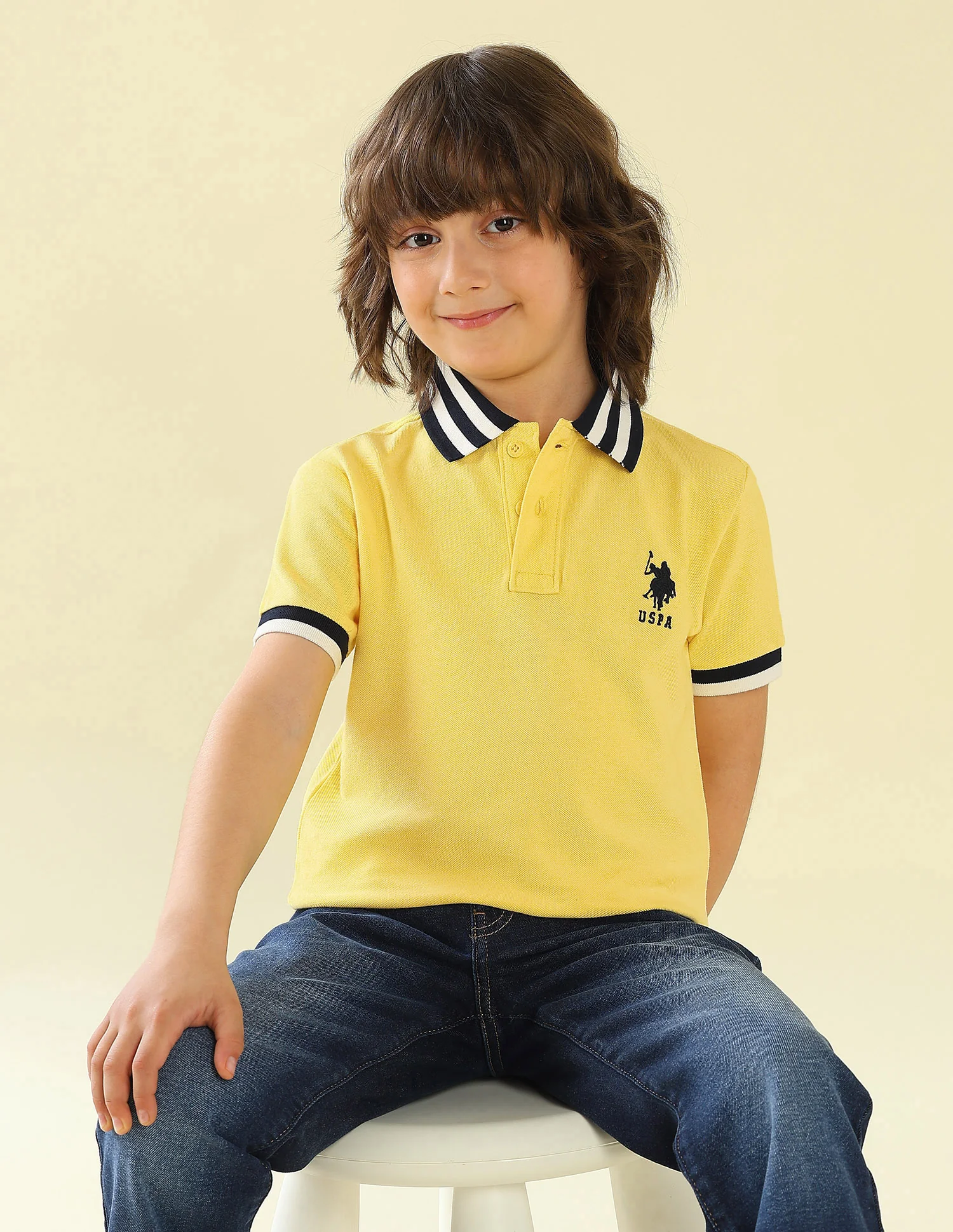 Solid Regular Fit Polo Shirt - Image 8