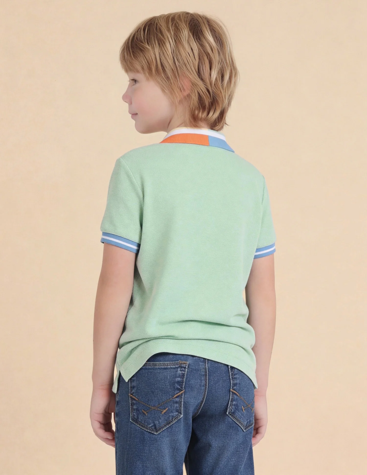 Solid Regular Fit Polo Shirt - Image 5