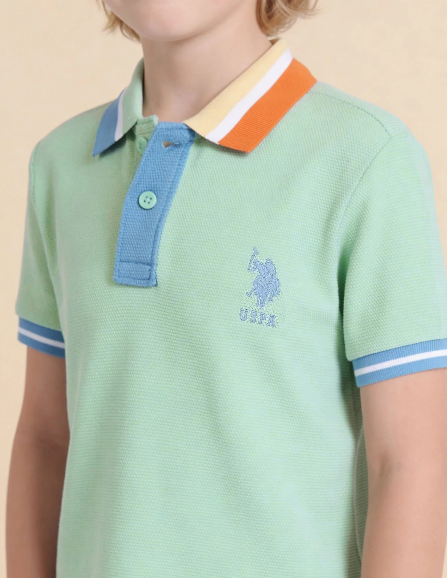 Solid Regular Fit Polo Shirt - Image 6