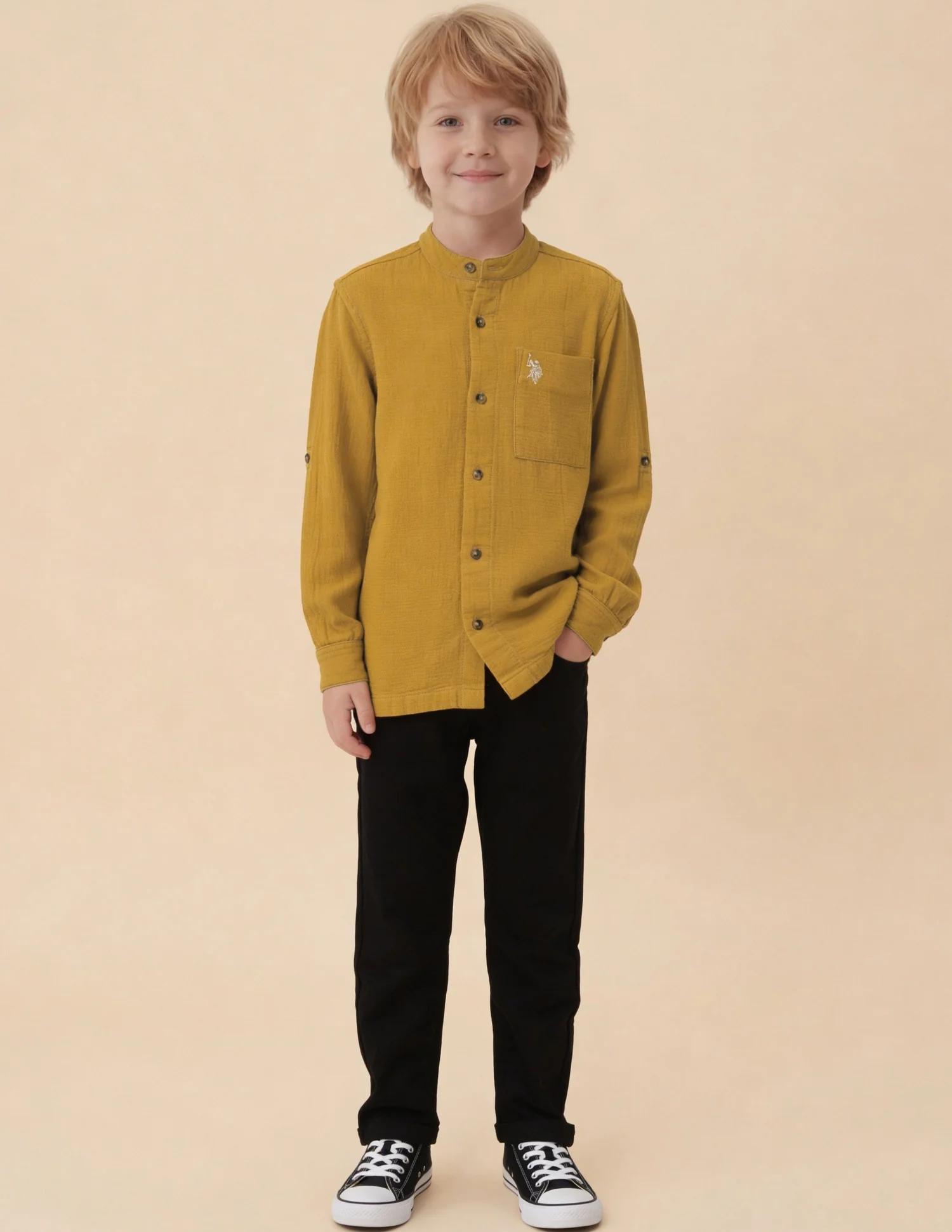 Solid Regular Fit Shirt - Image 3