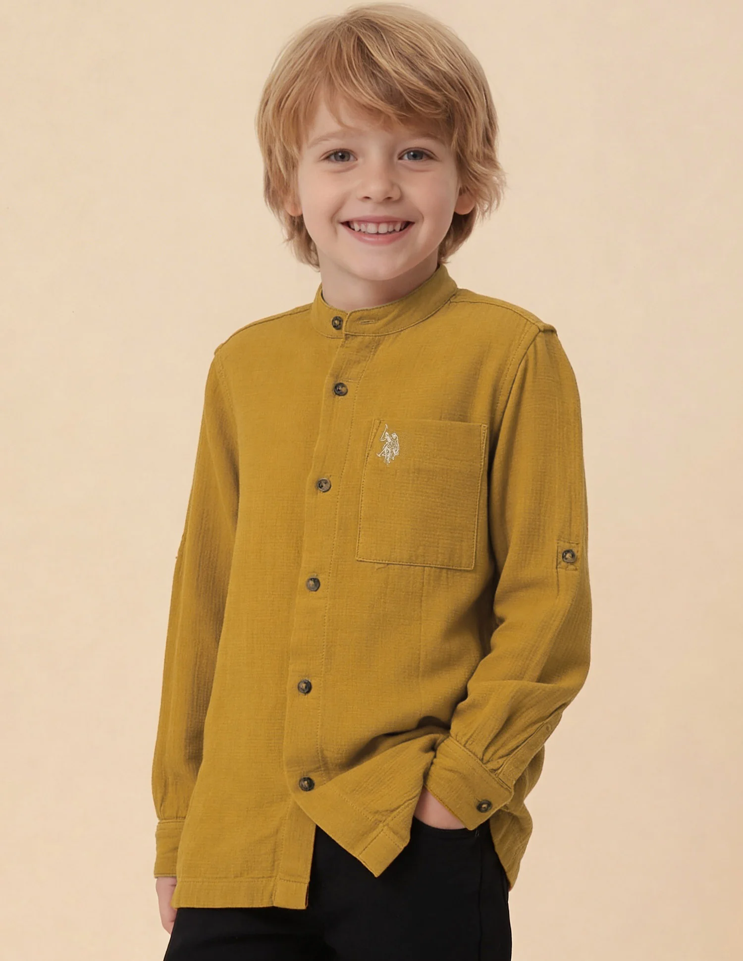 Solid Regular Fit Shirt - Image 4