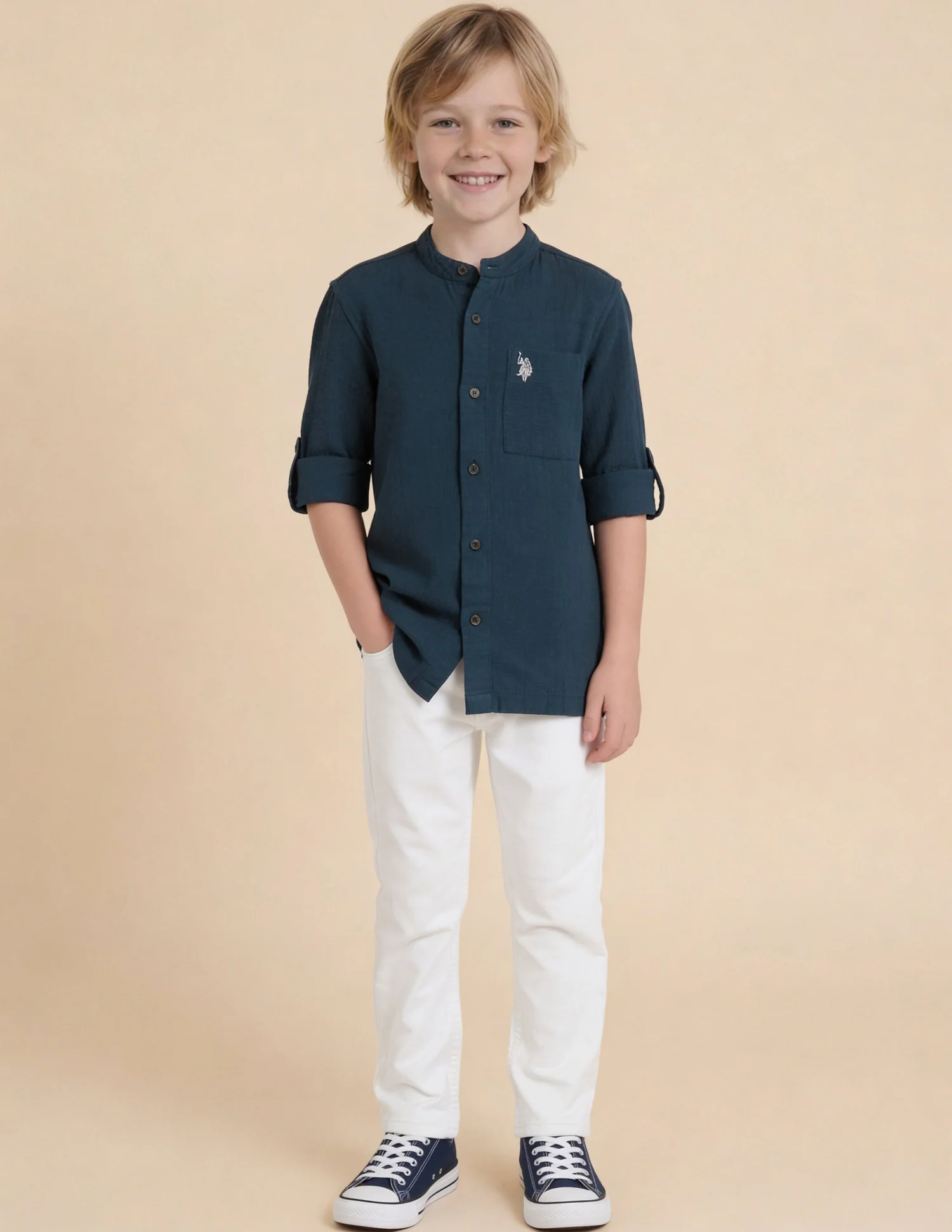 Solid Regular Fit Shirt - Image 3