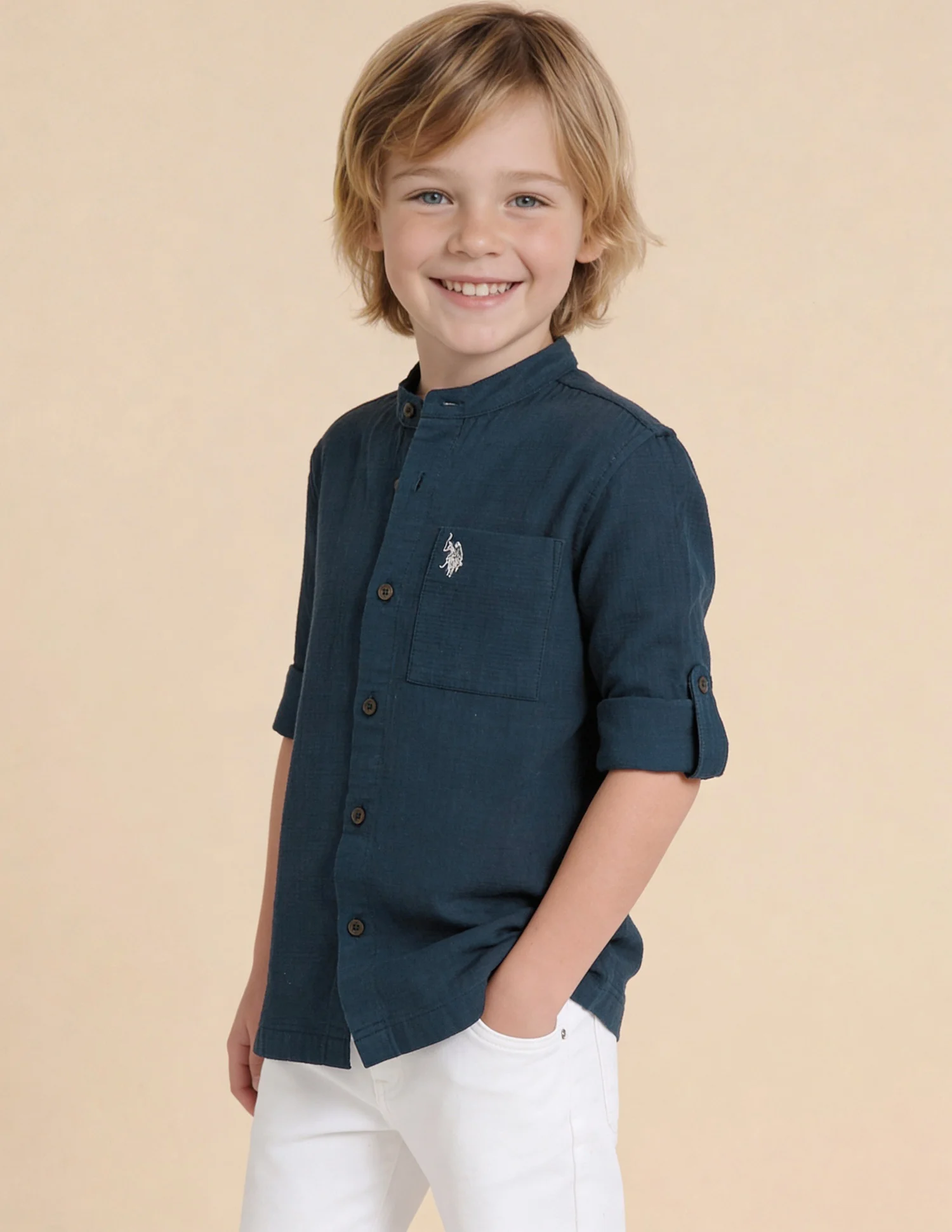 Solid Regular Fit Shirt - Image 4