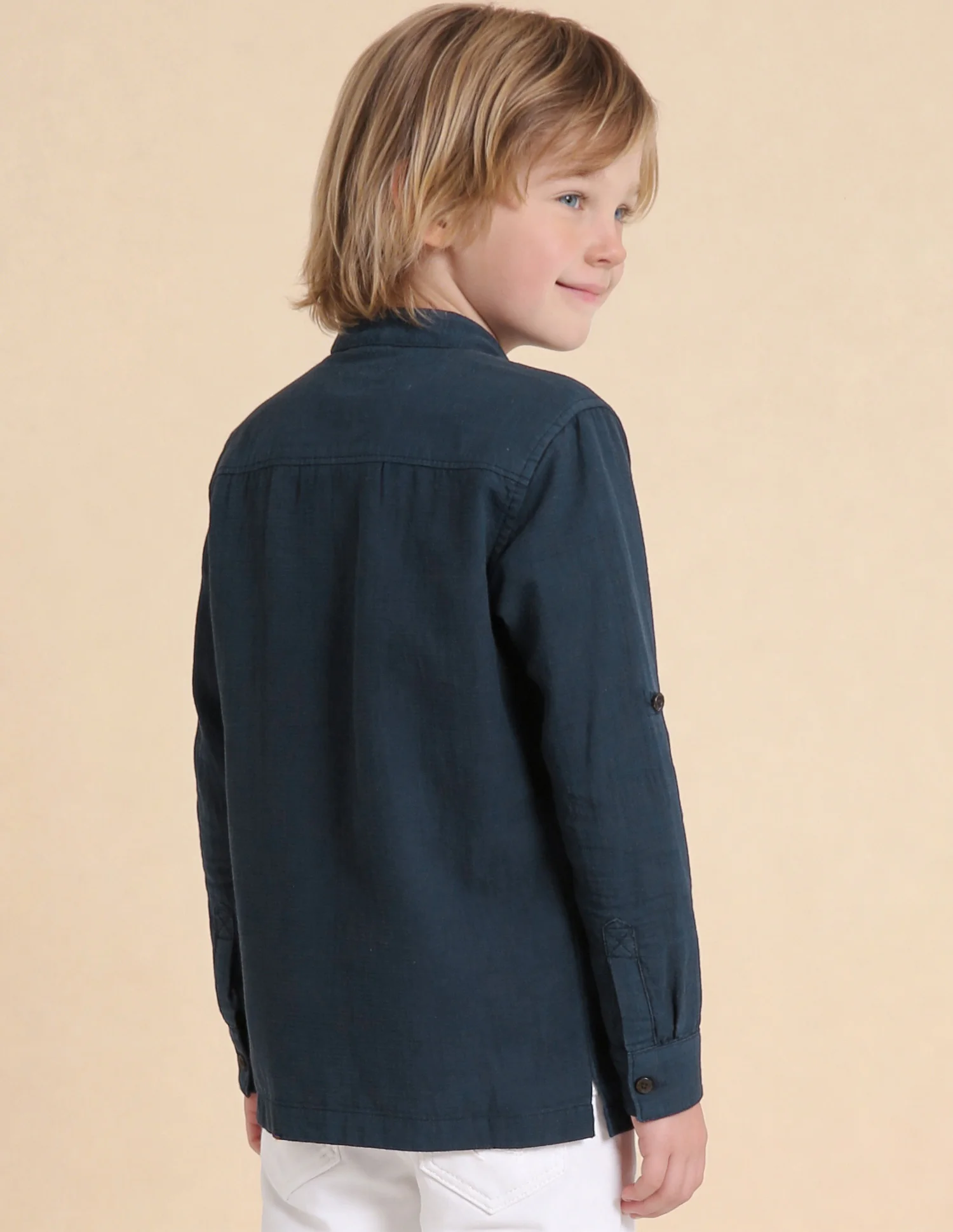 Solid Regular Fit Shirt - Image 5