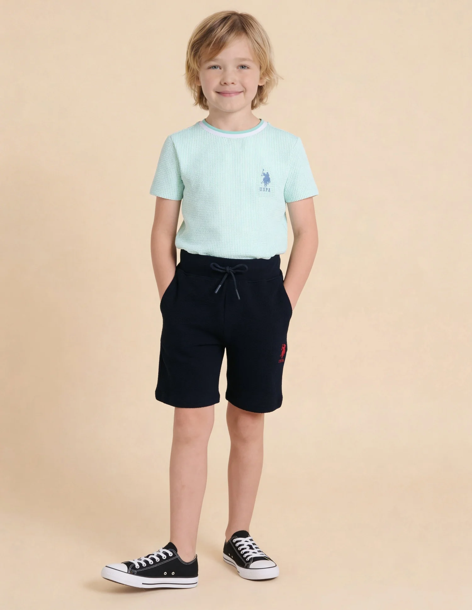 Solid Regular Fit Shorts - Image 3