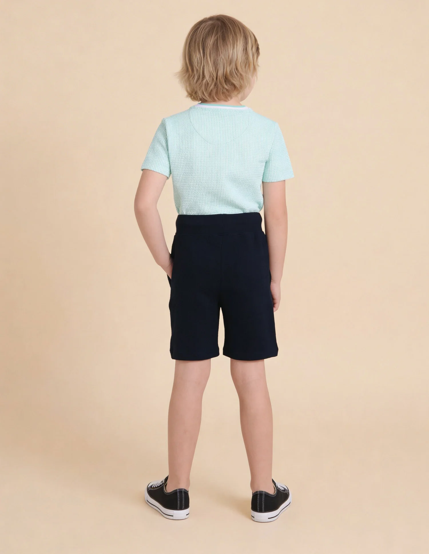Solid Regular Fit Shorts - Image 4