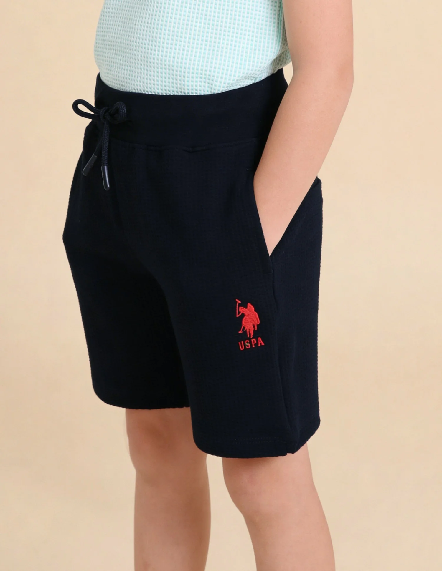 Solid Regular Fit Shorts - Image 5
