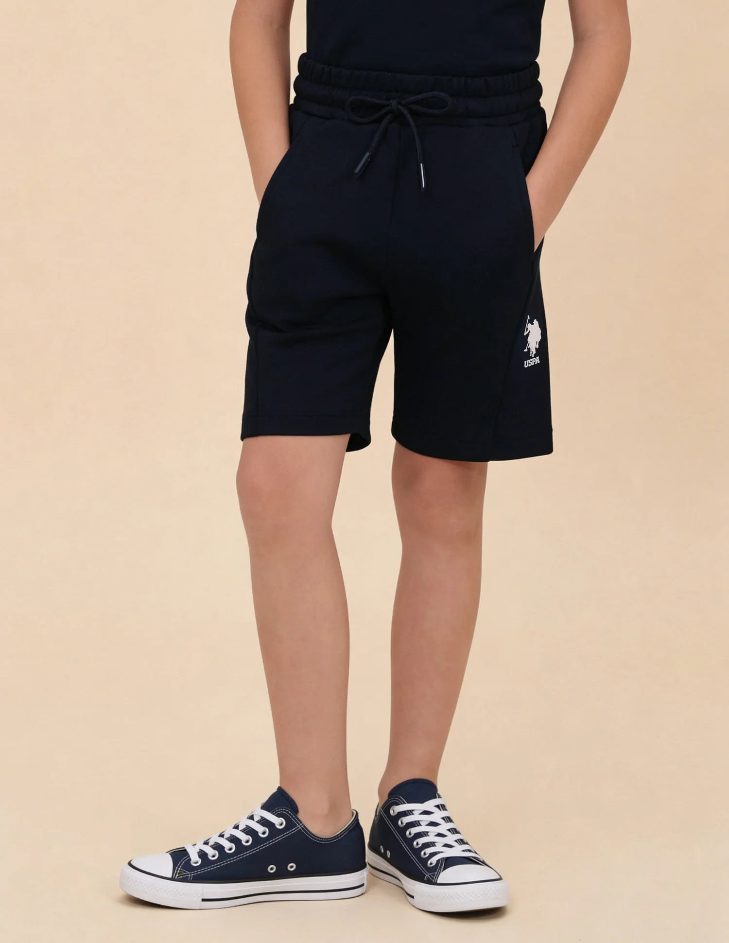 Solid Regular Fit Shorts - Image 4