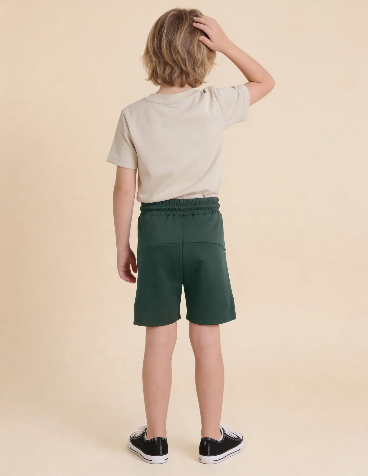 Solid Regular Fit Shorts - Image 3