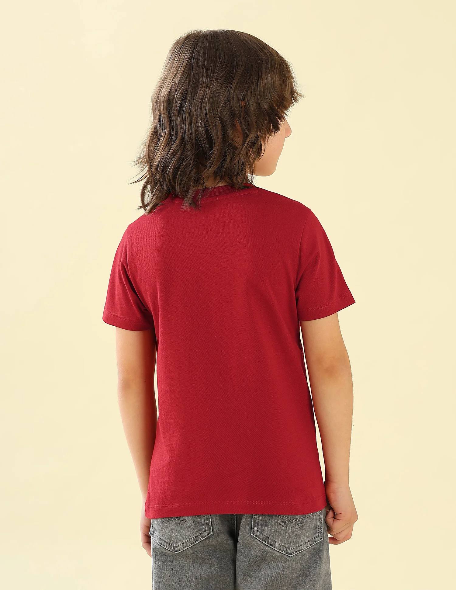 Solid Regular Fit T-Shirt - Image 5