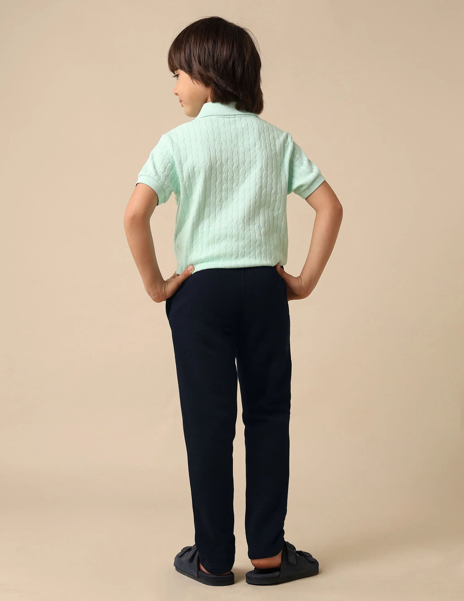 Solid Regular Fit Track Pants - Image 5