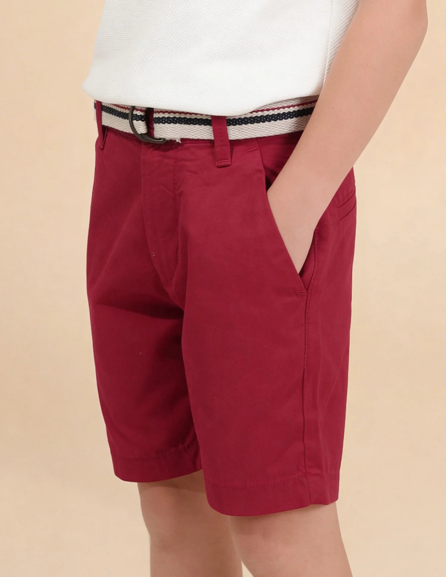 Solid Relaxed Fit Shorts - Image 5