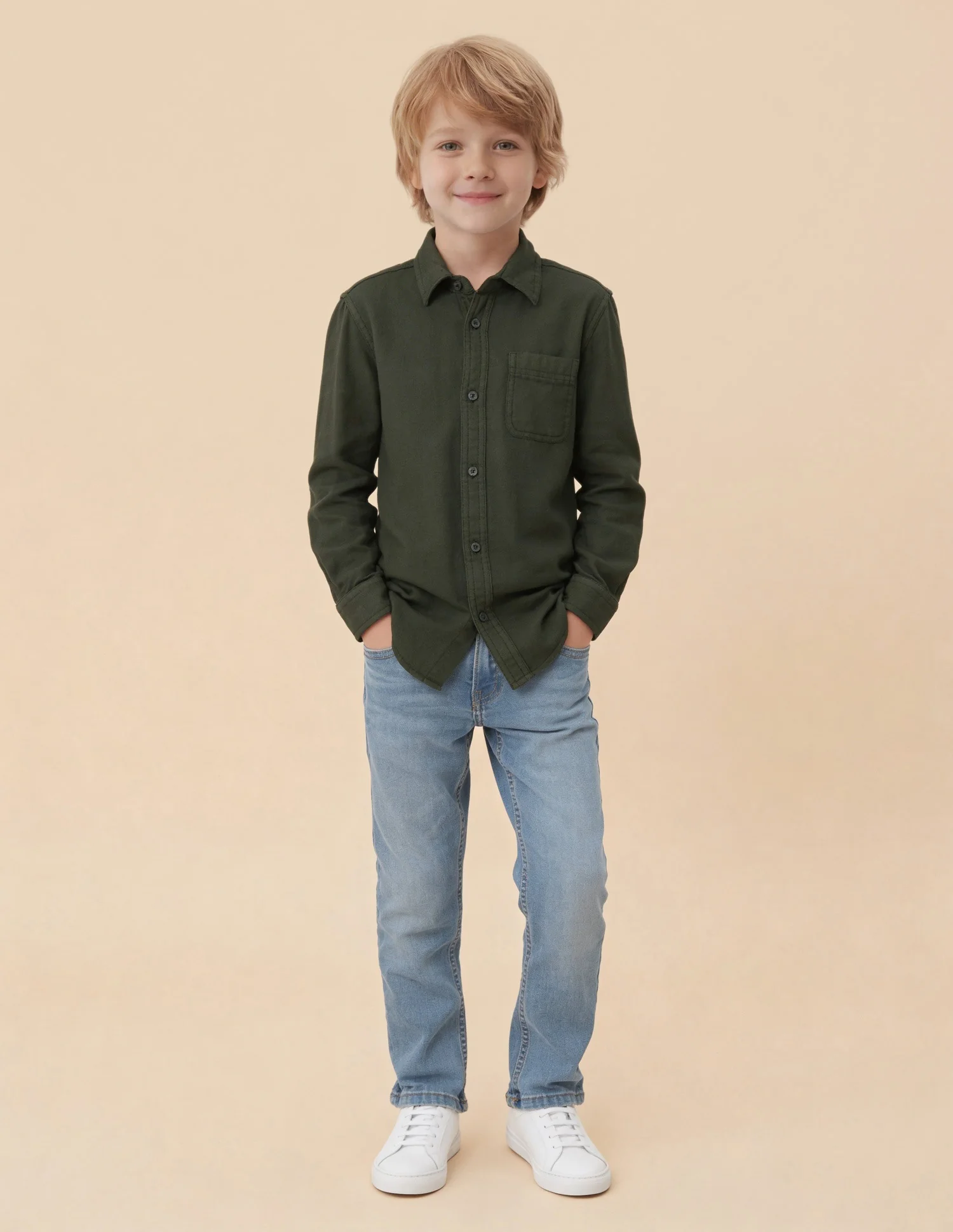 Solid Twill Shirt - Image 3
