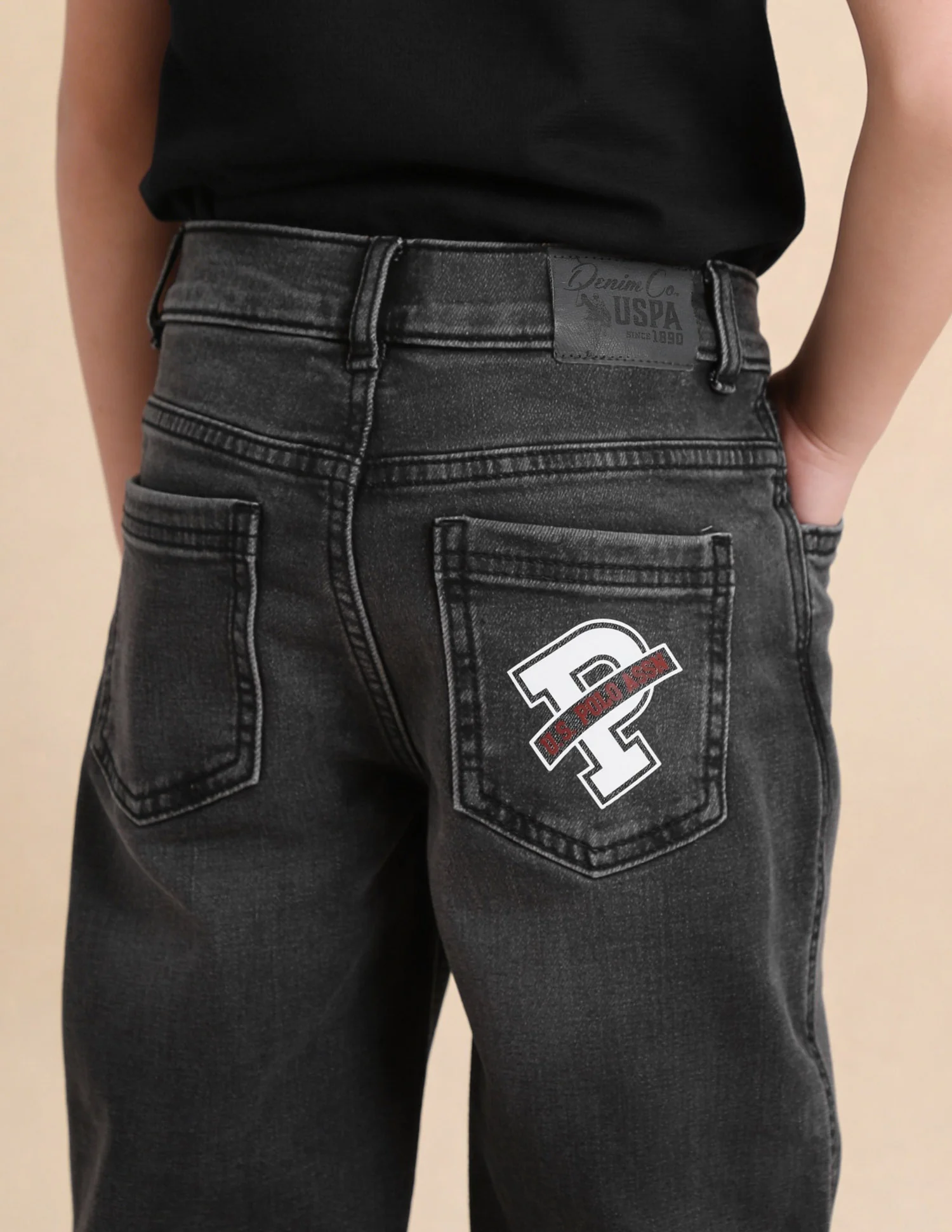 Stone Washed Baggy Fit Jeans - Image 5