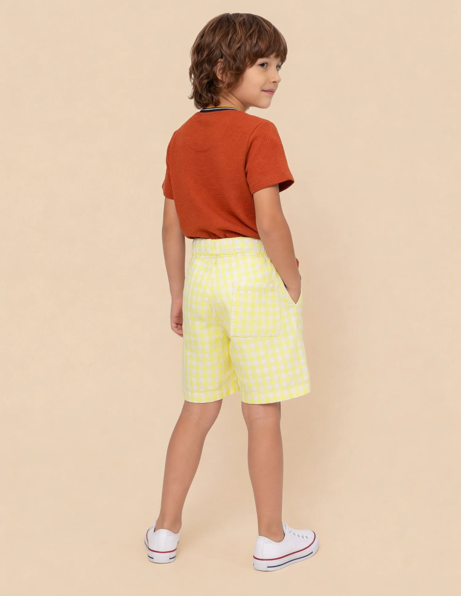 Tartan Check Relaxed Fit Shorts - Image 4
