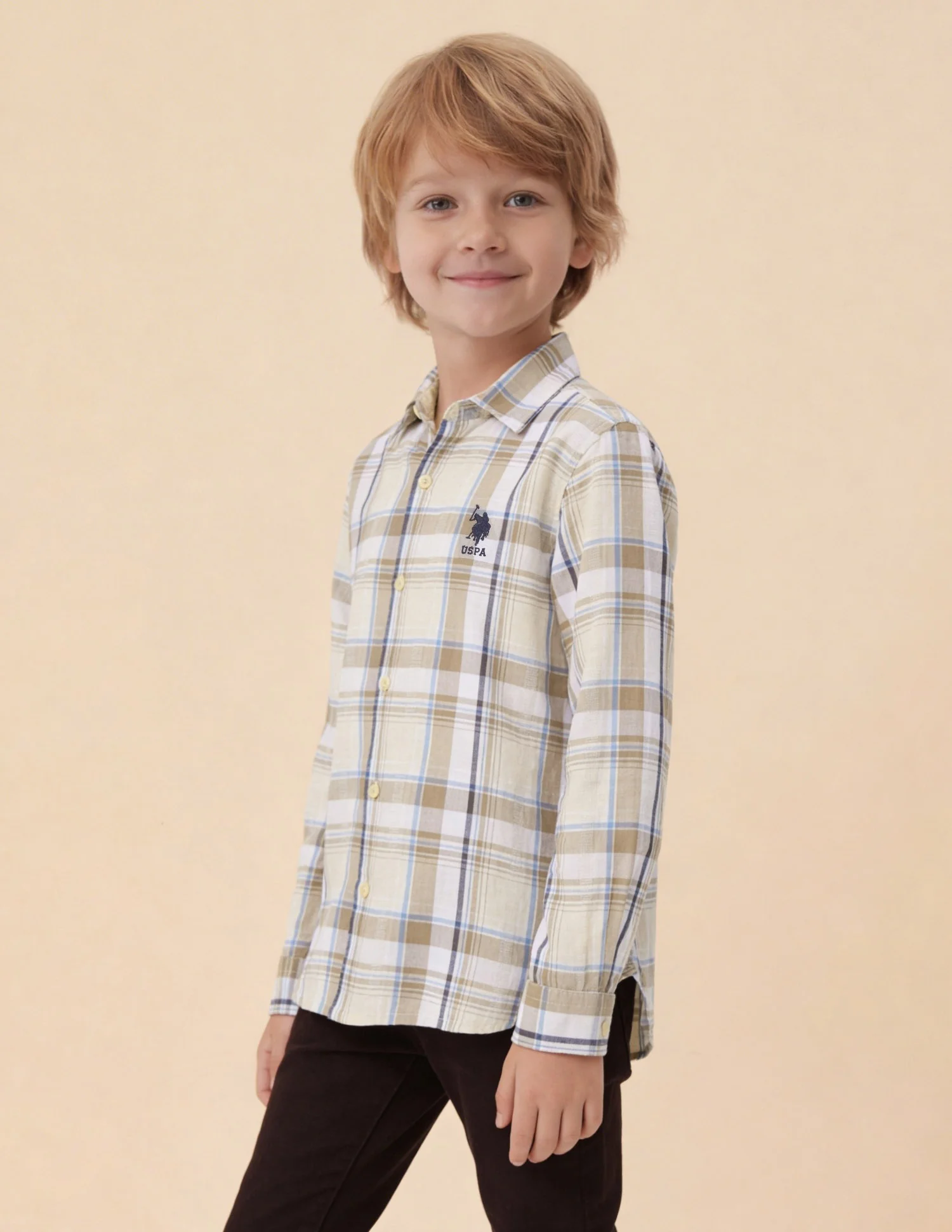 Tartan Checked Dobby Shirt - Image 4