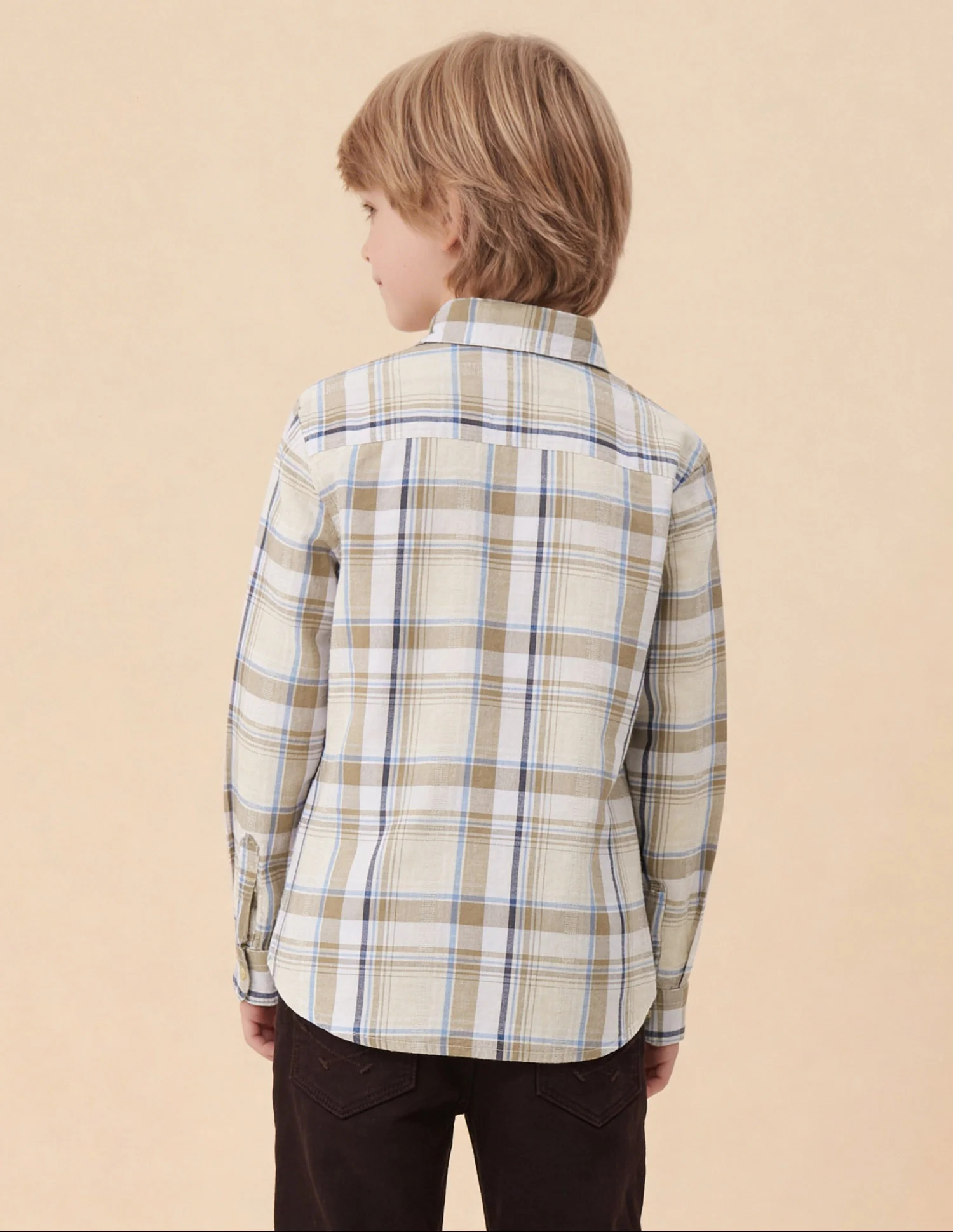 Tartan Checked Dobby Shirt - Image 5
