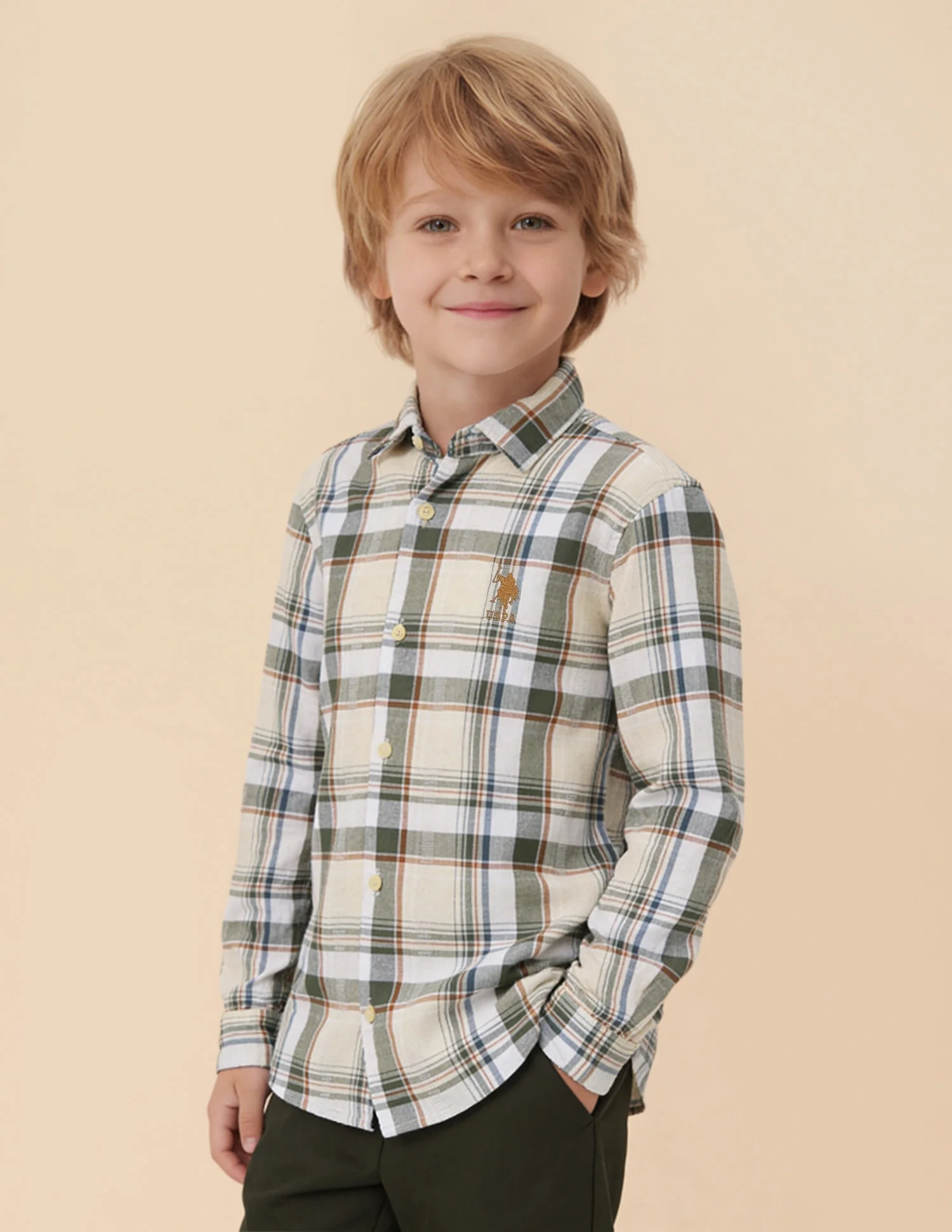 Tartan Checked Dobby Shirt - Image 4