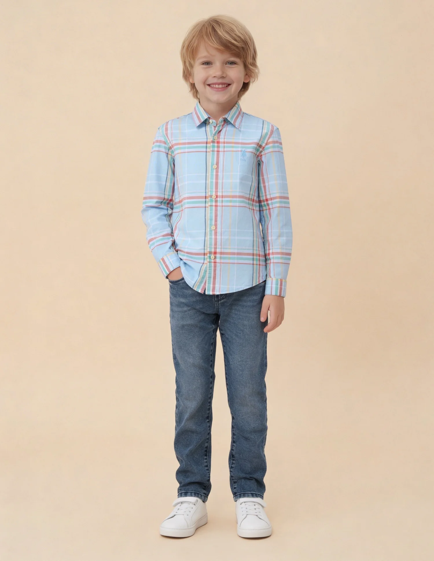 Tartan Checked Oxford Shirt - Image 3