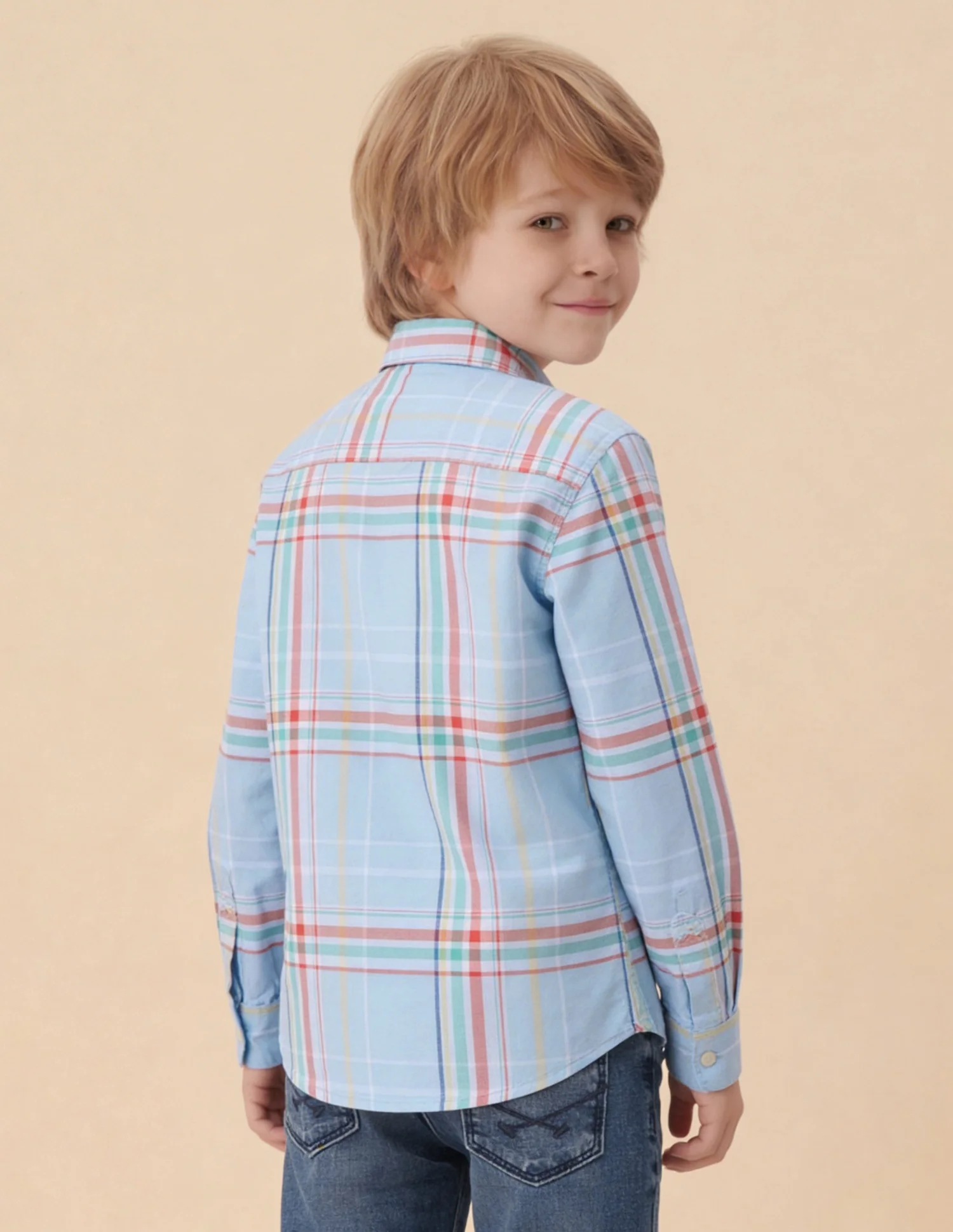 Tartan Checked Oxford Shirt - Image 5