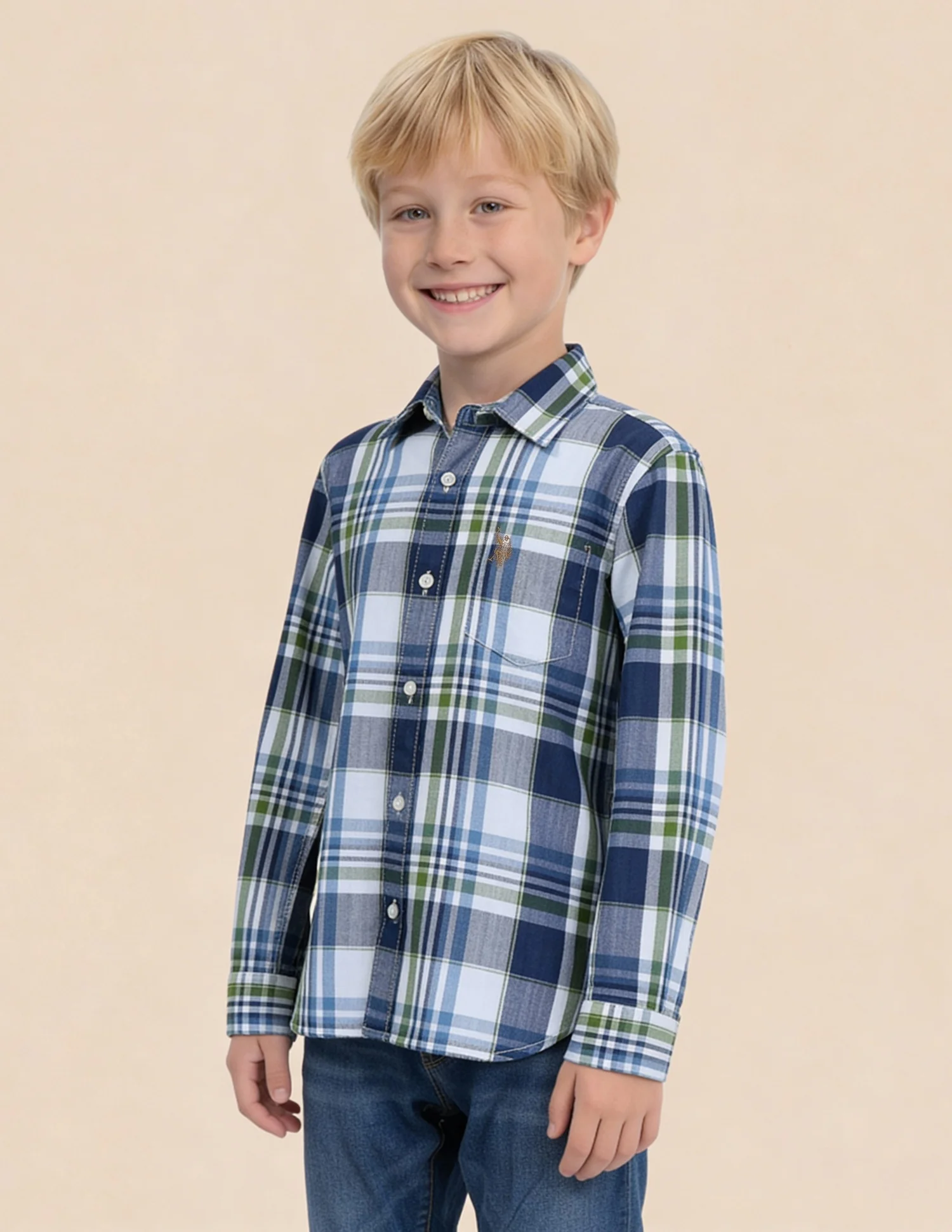 Tartan Checked Twill Shirt - Image 4