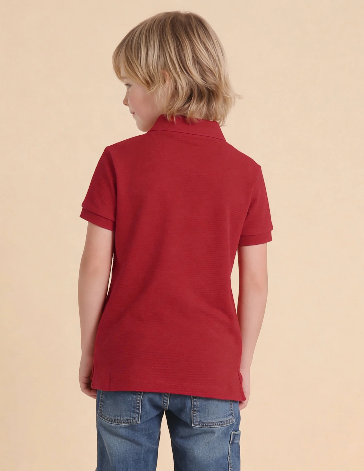 Textured Brand Stripe Regular Fit Polo Shirt - Image 5