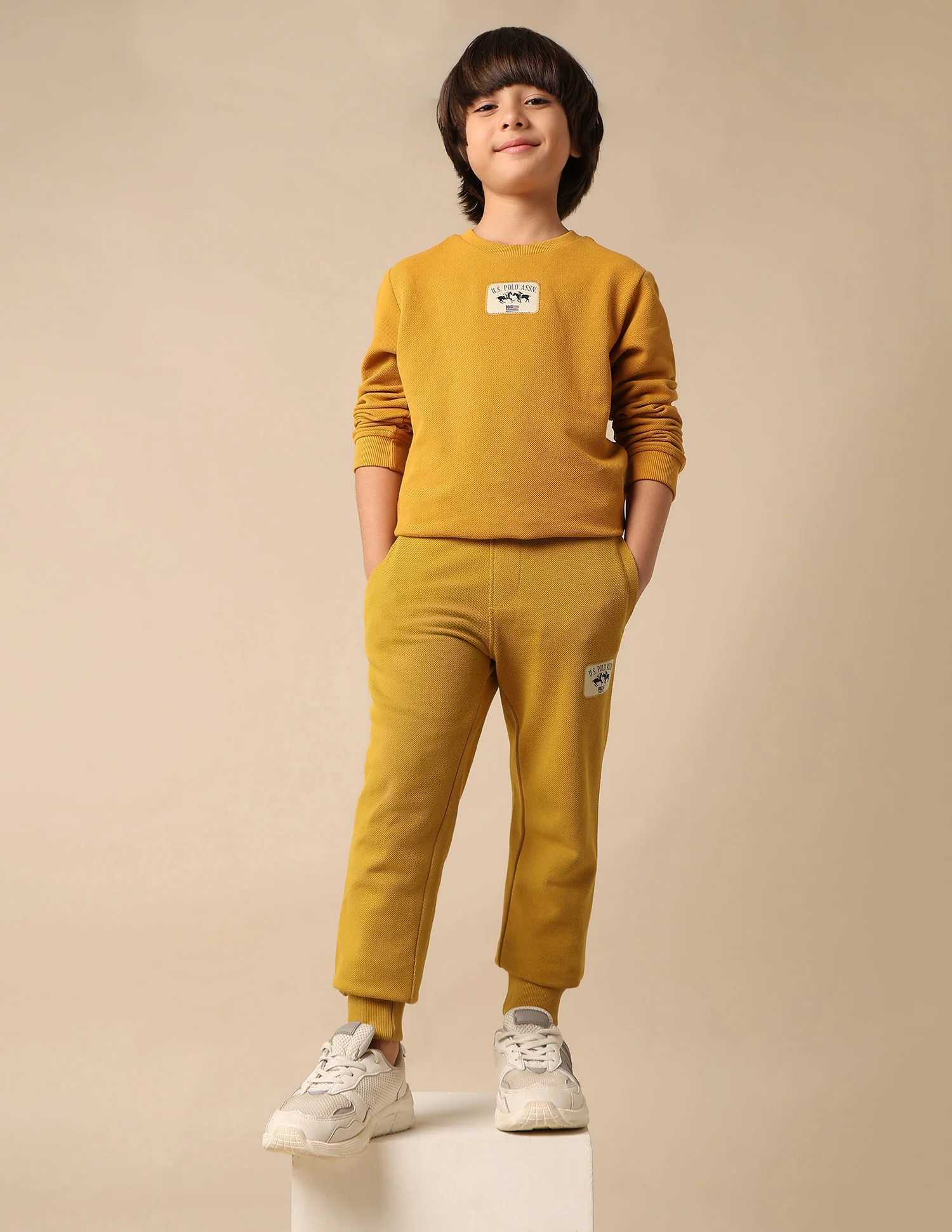 Textured Regular Fit Joggers