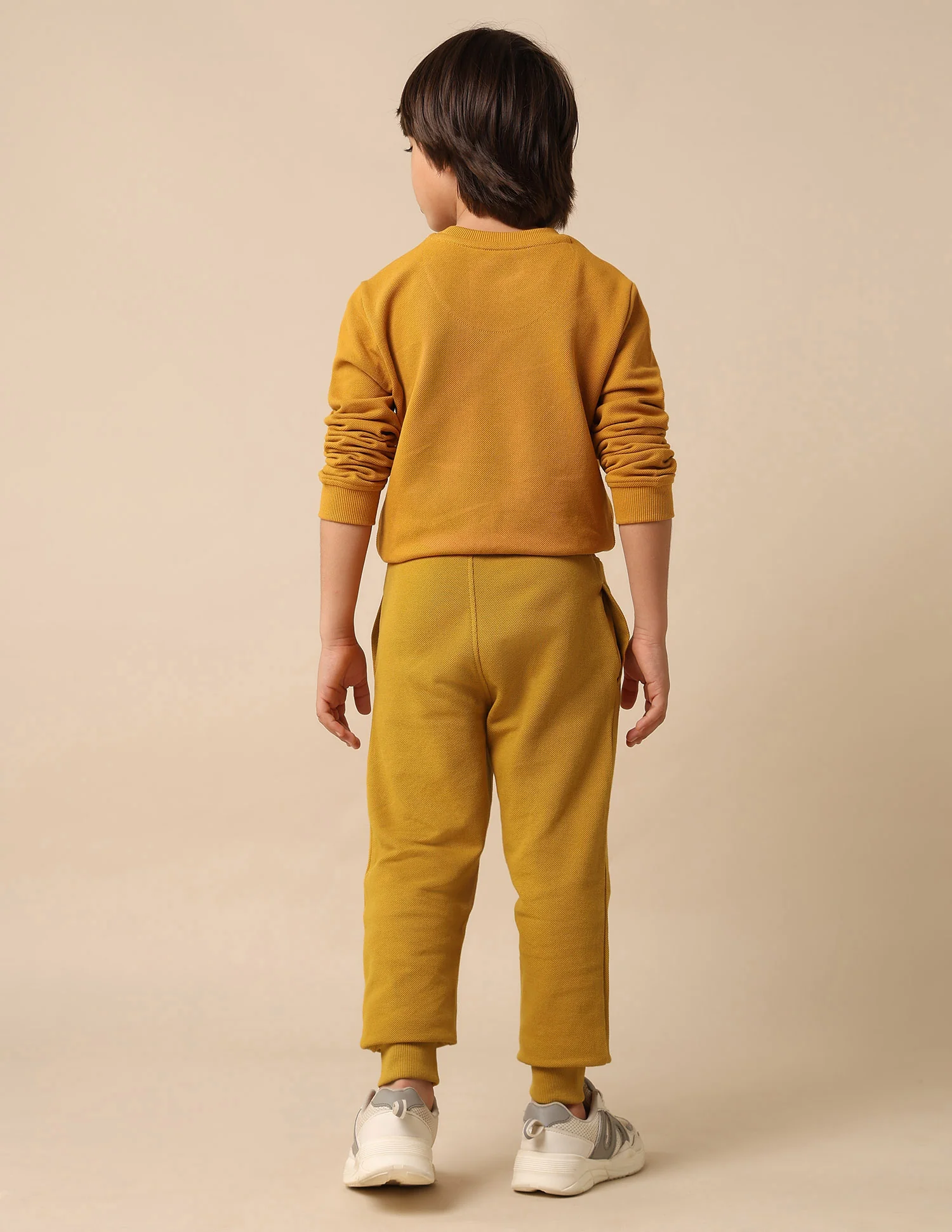 Textured Regular Fit Joggers - Image 5