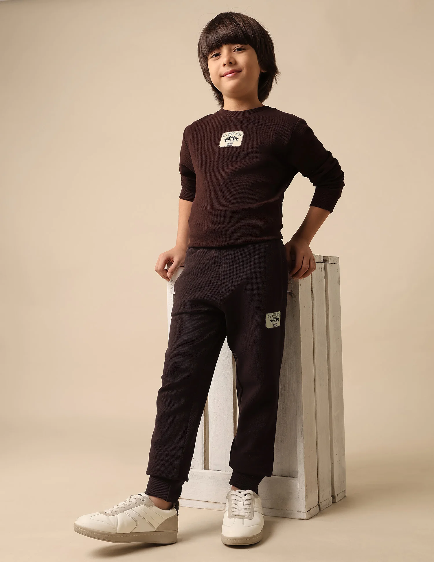 Textured Regular Fit Joggers