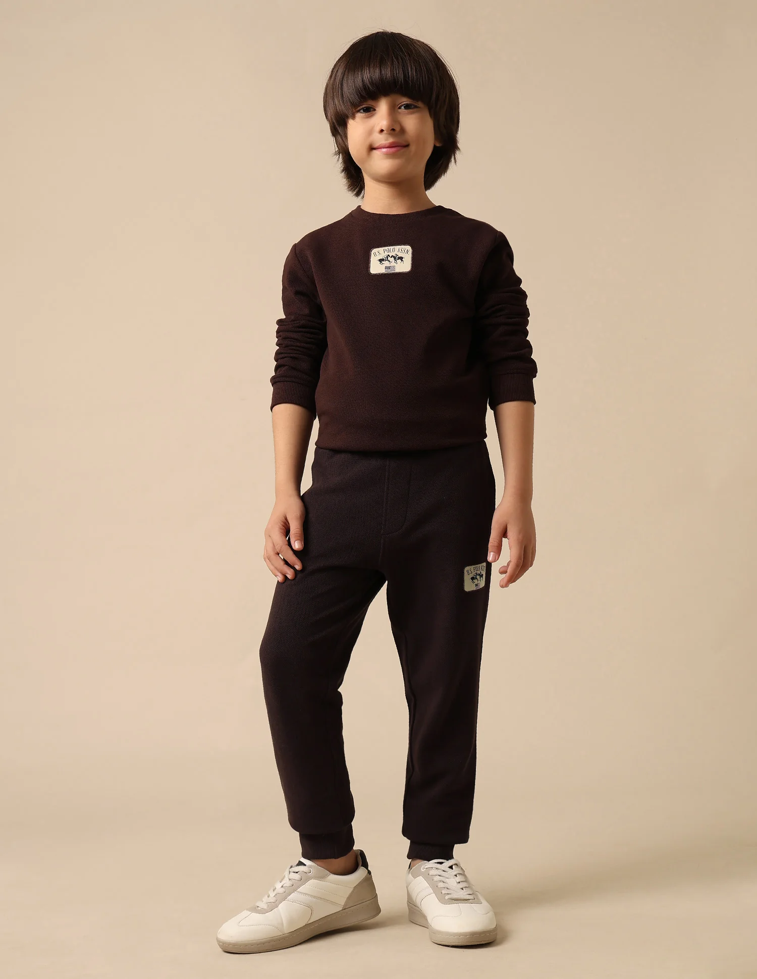 Textured Regular Fit Joggers - Image 3