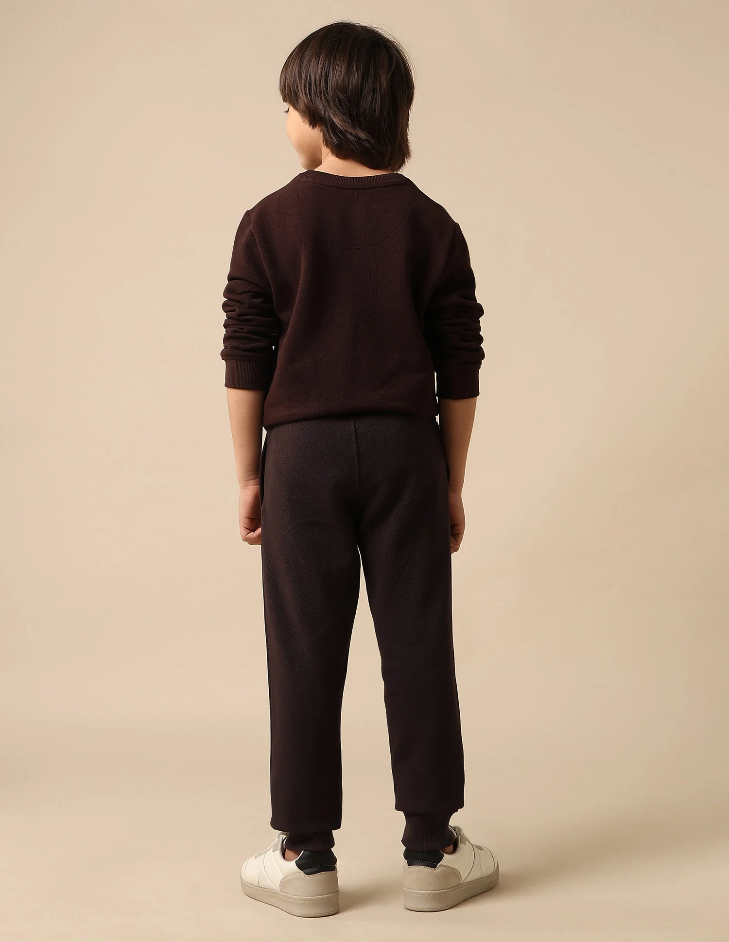Textured Regular Fit Joggers - Image 5