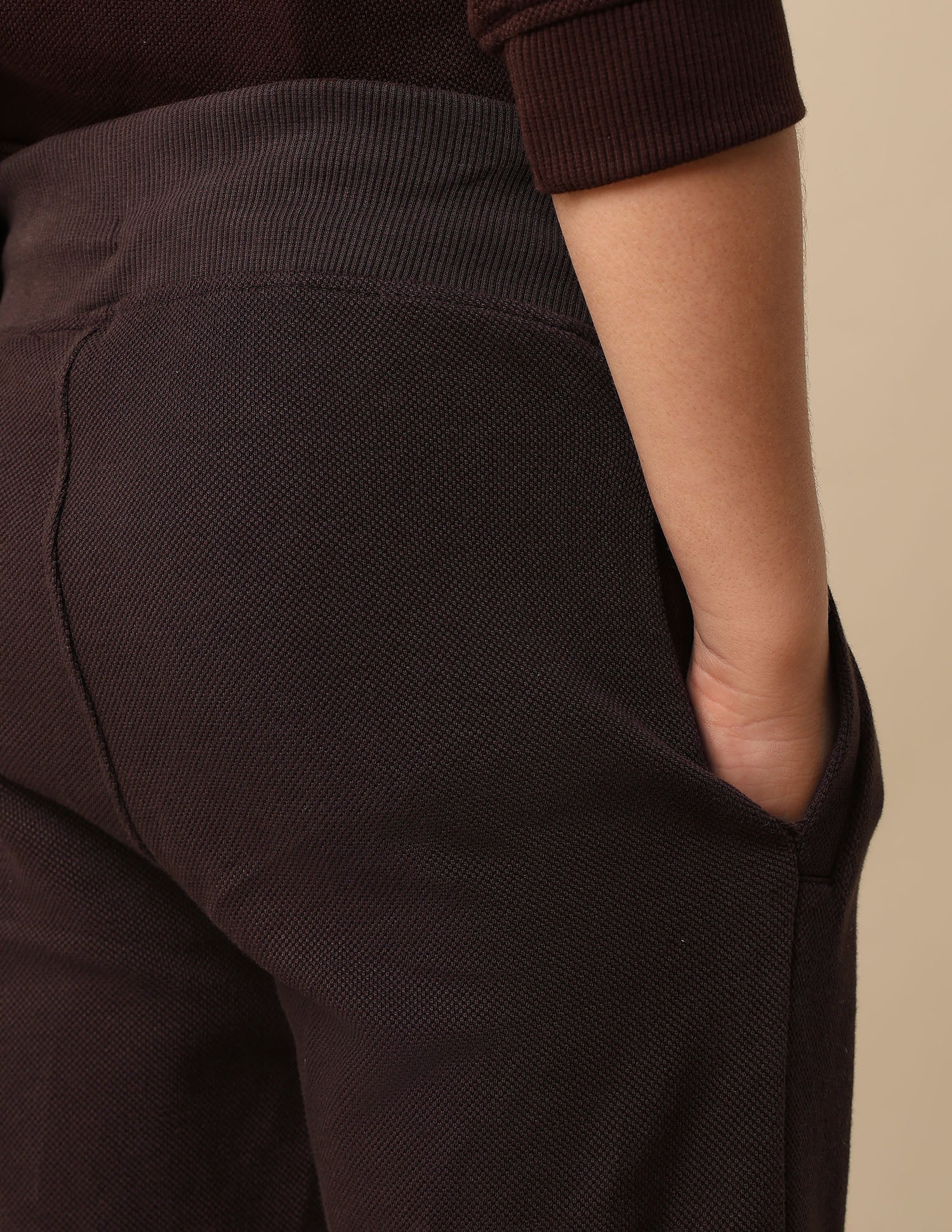 Textured Regular Fit Joggers - Image 7