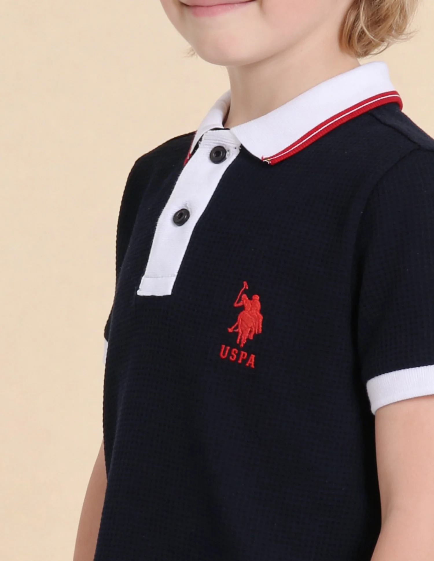 Textured Regular Fit Polo Shirt - Image 6